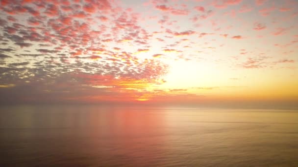 Magical Sunset Vast Tropical Ocean — Vídeos de Stock