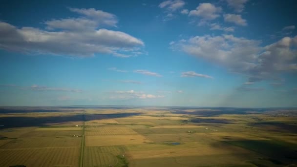 Vast Prairie Fields Western Canada — Stock videók