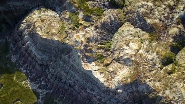 Deep Rocky Canyons Badlands — Vídeo de stock