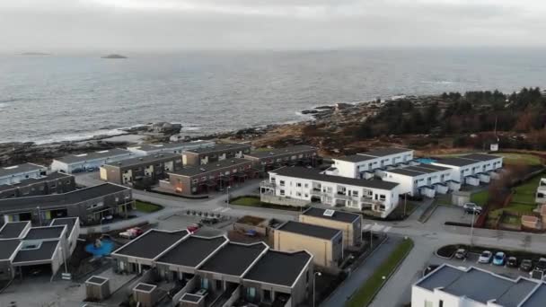 Drone North Sea Norway — Stock Video