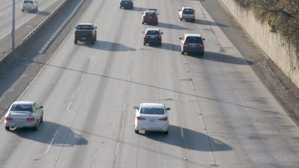 Cars Driving Seattle Traffic — Vídeos de Stock