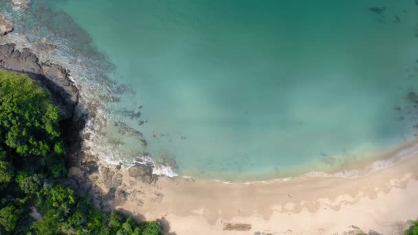 Drone Footage Beautiful Paradise Beach Nui Bay Koh Lanta Thailand — Vídeo de Stock