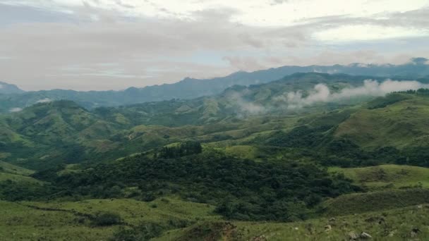 Drone Footage Landscape Mountains — Vídeo de stock