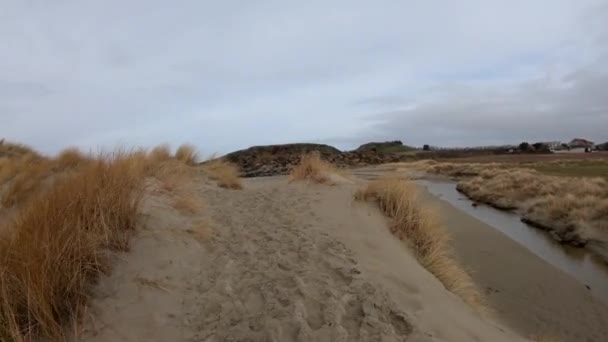 Footage Beach Spring West Coast Norway — Stock video