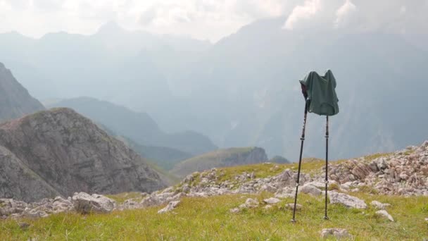 Peaceful Scenery Mountain Range Schneibstein Austria Holiday Europe — Stockvideo