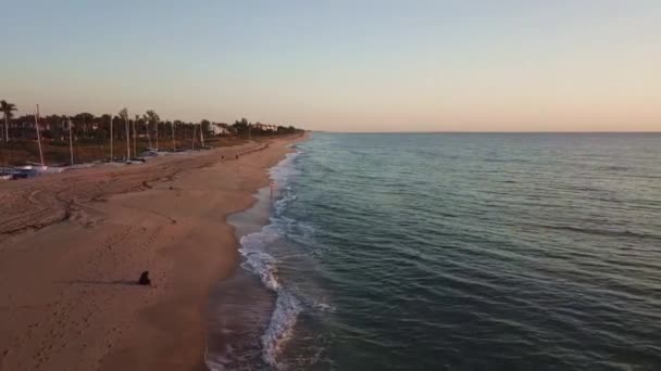 Really Cool Twisting Shot Delray Beach Morning Sunrise — 비디오