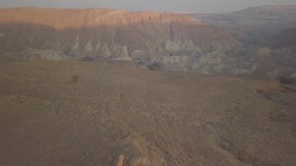 Valley Mount Sodom Southwestern Part Dead Sea Israel Featuring Dead — Vídeos de Stock