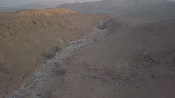 Gorge Mount Sodom Southwestern Part Dead Sea Israel Part Judaean — Video