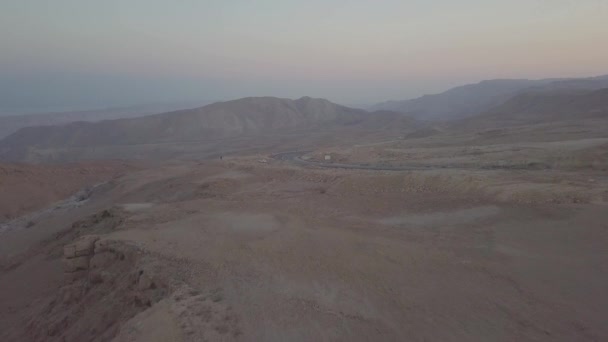 Highway Mount Sodom Southwestern Part Dead Sea Israel Circa March — 图库视频影像