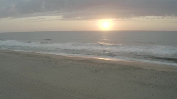 Vista Livello Degli Occhi Una Vista Aerea Del Tramonto — Video Stock