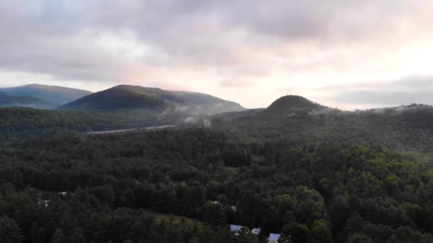 Aerial View Forest Maine Usa — Vídeo de stock