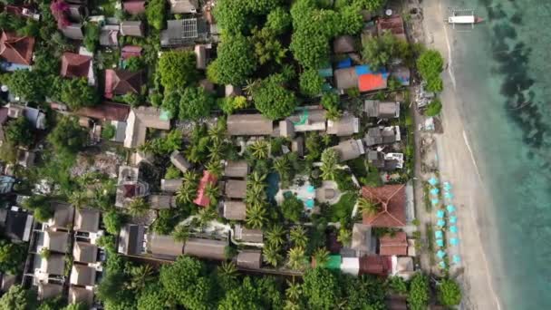 Aerial Shot Resort Beachfront — Video