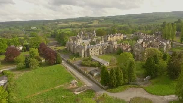 Flyover View Old Denbigh Asylum Locally Known Denbigh Mental Institution — Stock videók