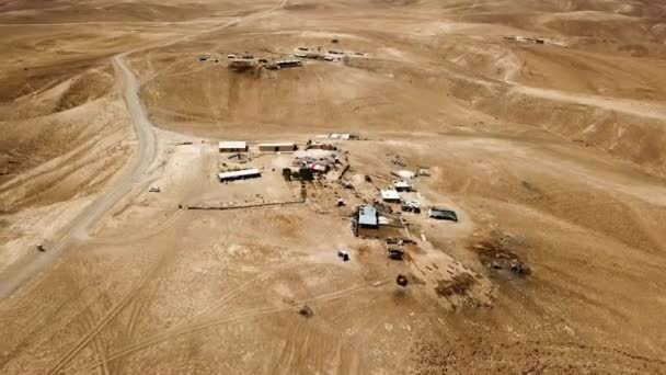 Campsite Rashaida People Desert — Vídeo de Stock