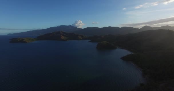 Sleeping Dinosaur Island Mati Davao Oriental — Stok Video