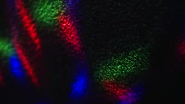 Colored Lights Flash Wall — Vídeo de Stock