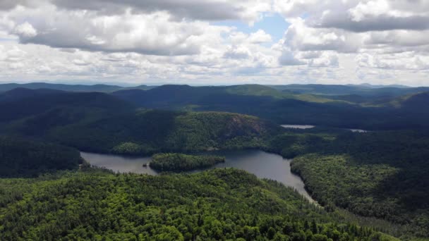 Overlooking Bearce Lake Maine United State America — Wideo stockowe