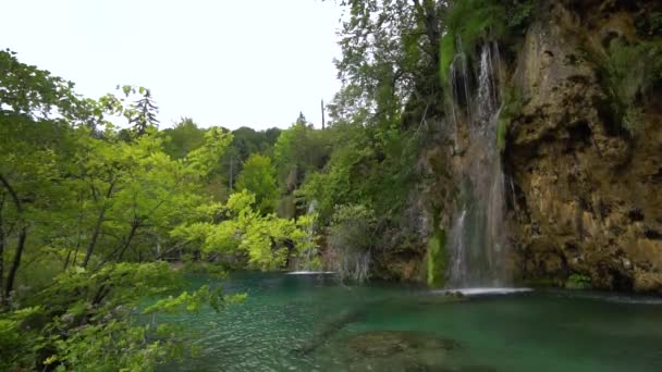 Scenic View Galovac Waterfall Croatia — Vídeo de Stock