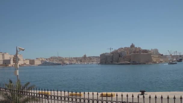 Όμορφη Θέα Της Floriana Μάλτα — Αρχείο Βίντεο