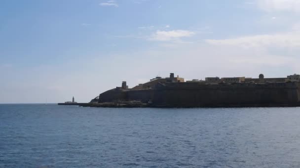Άποψη Του Εθνικού Fort Museum Fort Elmo Valletta Malta — Αρχείο Βίντεο