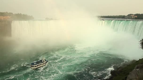 Horseshoe Falls Niagara Falls Ontario Canada — 图库视频影像