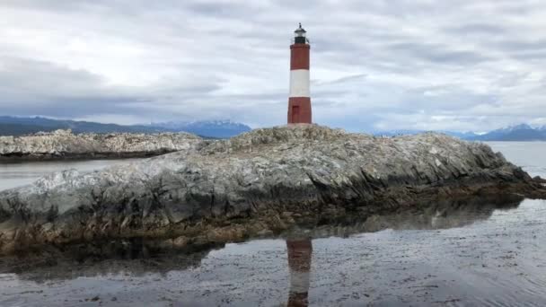Light House End World Located South Ushuaia — Video