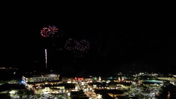 Best Fireworks Have Ever Seen Destin Florida Which Pensacola Panama — Vídeo de Stock