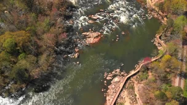 Drone Footage River Columbia — Wideo stockowe