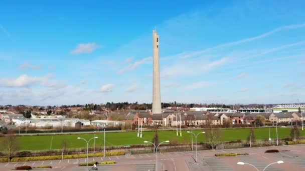 Aerial National Lift Tower Previously Called Express Lift Tower Tower — Vídeo de Stock