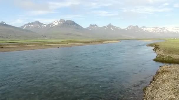 Small River Northern Iceland — Video Stock