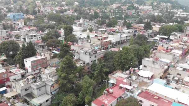 Veduta Aerea Panoramica Del Barrio Concepcin Nel Sud Città Del — Video Stock