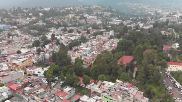 Aerial Panoramic View Barrio Concepcin Southern Mexico City Drone Flying — Stok video