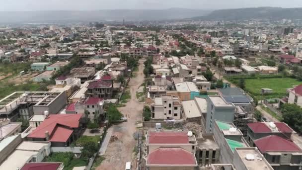 Aerial View Homes Mekelle Ethiopia Video Filmed Best Image Quality — Wideo stockowe