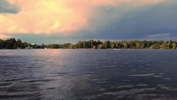 Storm Lake Time Lapse — 图库视频影像