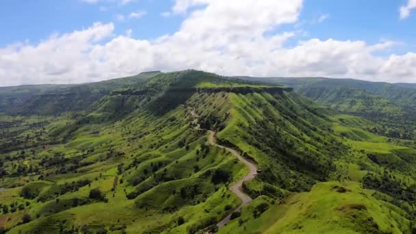 Western Ghats Timelapse Sajjangad Fort Clouds Greenery — Video