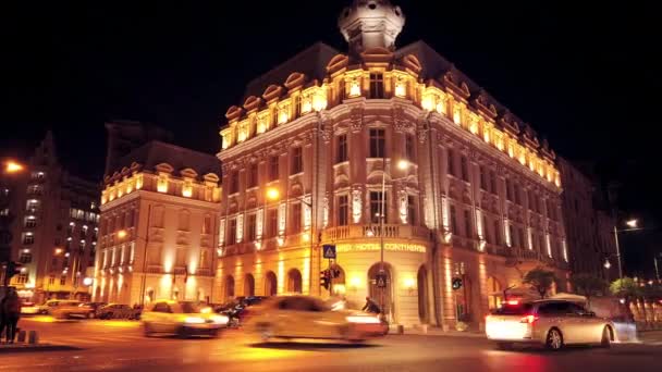 Time Lapse Victory Avenue Hotels Novotel Hotel Grand Hotel Continental — Wideo stockowe