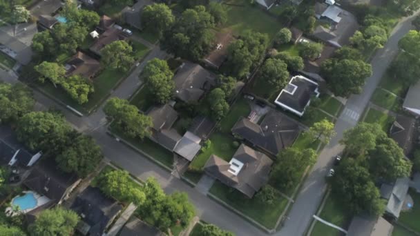 Upscale Neighborhood Houston — Vídeo de Stock