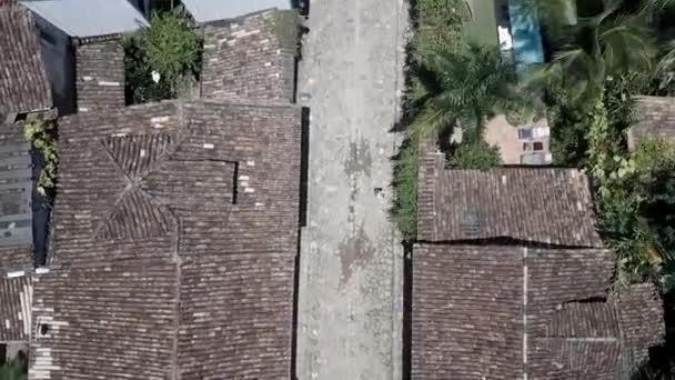 Aerial Streets Paraty Brazil — Αρχείο Βίντεο