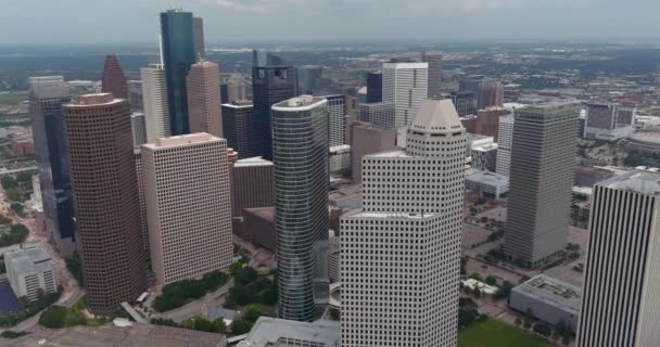 Video Establishing Shot Downtown Houston Surrounding Area Video Filmed Best — Video Stock