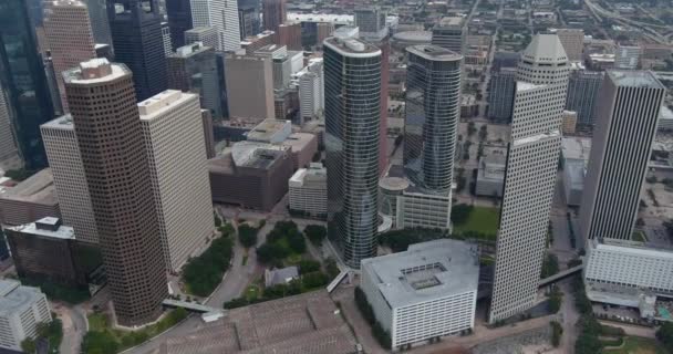 Video Establishing Shot Downtown Houston Surrounding Area Video Filmed Best — Stockvideo