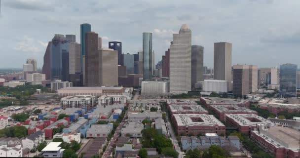 Video Establishing Shot Downtown Houston Surrounding Area — Stockvideo