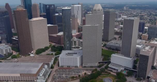 Video Establishing Shot Downtown Houston Surrounding Area Video Filmed Best — Vídeos de Stock