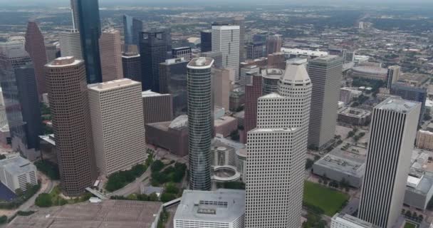Video Establishing Shot Downtown Houston Surrounding Area — Stok video