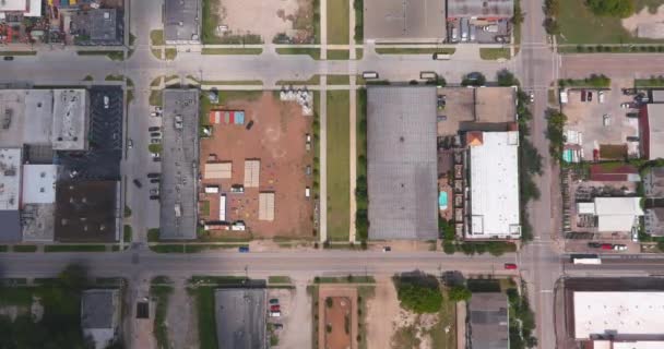 Birds Eye View Downtown Houston Surrounding Area Video Filmed Best — Vídeos de Stock