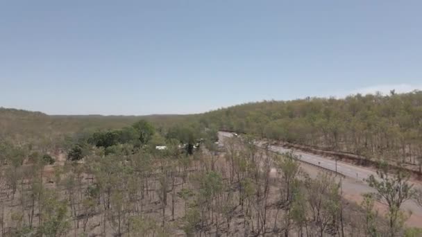 Moving Drone Shot Northern Territory Australian Outback — 图库视频影像