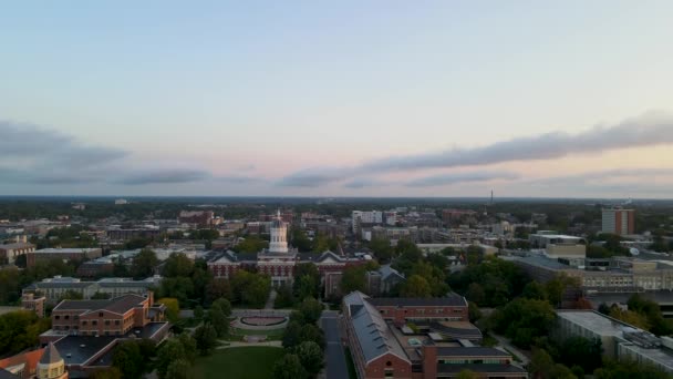 Aerial Establishing Shot Mizzou University Louis Missouri — Stockvideo