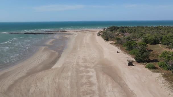 High Drone Shot Lee Point Northern Territory — Stock videók