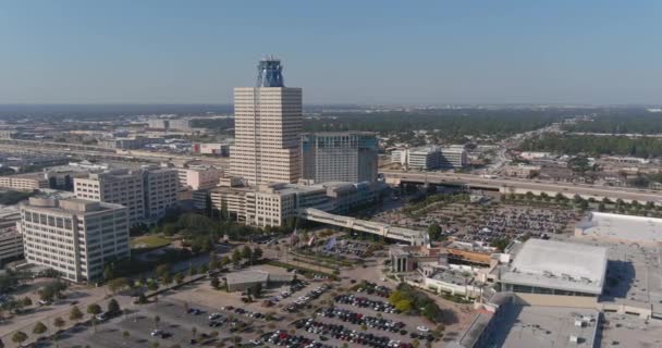 Aerial Memorial City Mall Area Houston Texas Video Filmed Best — Video Stock