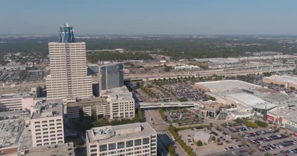 Aerial Memorial City Mall Area Houston Texas Video Filmed Best — Vídeo de Stock