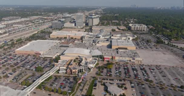 Aerial Memorial City Mall Area Houston Texas Video Filmed Best — Stockvideo